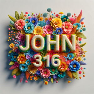Create a 3-D realistic image with the words written out in text...