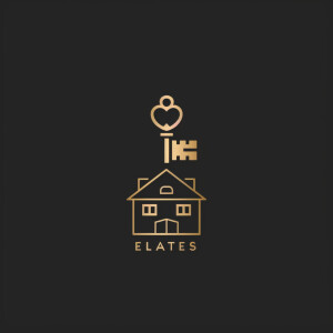 Design a sleek and modern logo for 'Elite Real Estate Properties...