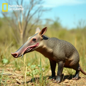 Shot for National Geographic ultra clear image of aardvark