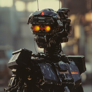1980s Short Circuit Johny 5 on the heroic war path