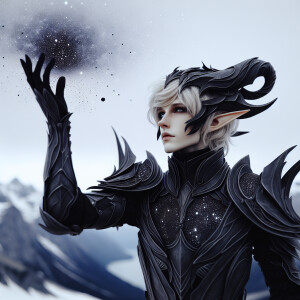 Caranthir-Ar-Fieniel from the Witcher uses magic to alter the st...