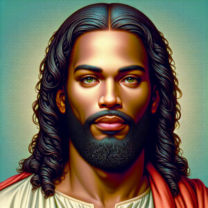 "Create a 3D realistic artwork featuring the phrase 'Jesus Saves...