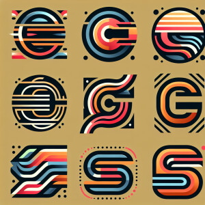 Combine the letters 'C' and 'S' in various creative ways using p...