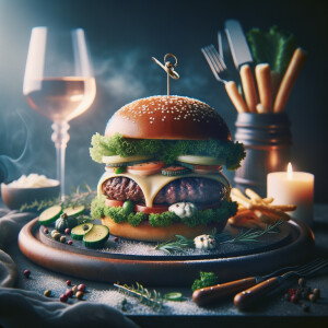 Extravagant and Elegant Burger