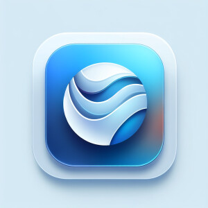 “Create a modern app icon for the Arc Browser that fits the iOS...