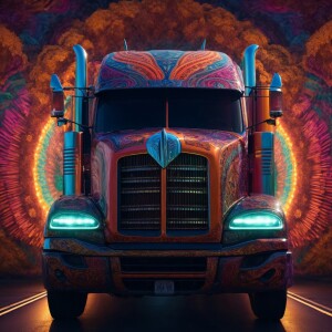 Generate an 8K ultra HD, photorealistic 3D animation of a semitr...