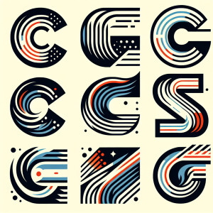 Combine the letters ‘C’ and ‘S’ in as many creative wayscreative...