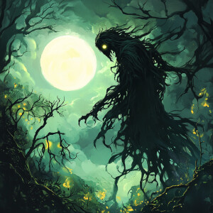 Dullahan cryptid,purgatory background