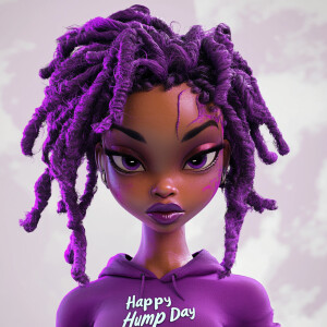 Generate an ultra-high-resolution 3D image of a stunning African...