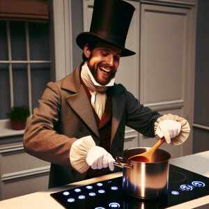 Abraham cooking crack on a modern stove and it’s legal.
