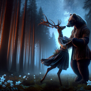 Oh, that sounds enchanting! Here’s a sweet and whimsical prompt...