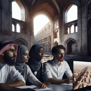2 guys and 2 girls are looking at the screen. Which depicts the...