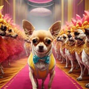 Create an 8K Ultra-HD, 3D animation of anthropomorphic, well-gro...