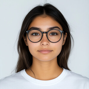 A 21-year-old Californian woman of Mexican heritage with a clean...