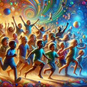 "Experience the magic of childhood joy and the promise of a brig...