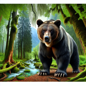 Generate a picture of a bear