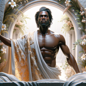 ultra 3-D realistic, perfect anatomy, perfect proportions, afric...