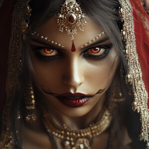 Indian woman vampire underworld style