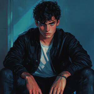 zoom out , wide view , full body picture, full view , black sock...