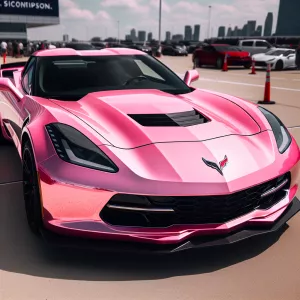 I'm in love with my ,Corvette painted in a bubblegum pink shade,...