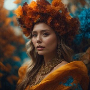 Elizabeth Olsen standing