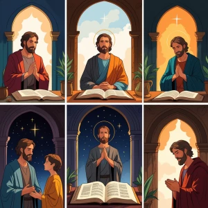 You are a skilled illustrator; create a sequence of images to il...