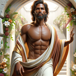 ultra 3-D realistic, perfect anatomy, perfect proportions, afric...