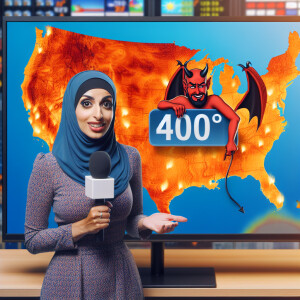 High resolution. Meteorologist reports weather on tv! Super high...