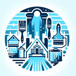 Make a logo for a company that’s about painting houses