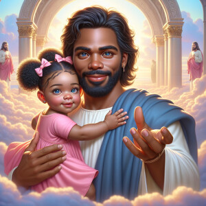 Create a 3D realistic artwork featuring the phrase 'Jesus Saves'...
