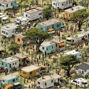 People Assisting economically disadvantaged white communities