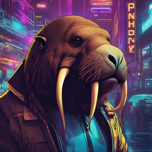 A walrus with the name PONDY_Walrus