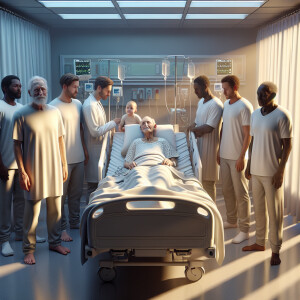 The sterile scent of antiseptic hung heavily in the small hospit...