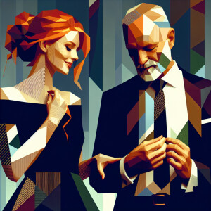 Photorealistic image, ginger haired, pale skin, beautiful  femal...