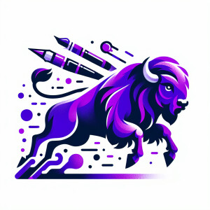 Create a powerful, dynamic, creative logo for a brand creation a...