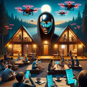 “Set in a luxury influencer retreat at a renovated Camp Crystal...