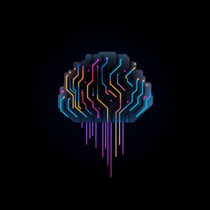 Generate a logo for an AI based products and services company na...