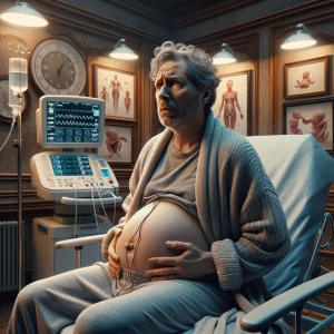 A man who underwent a scientific experiment and is now in his ni...