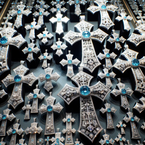 Discover our exquisite selection of sterling silver cross pendan...