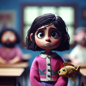 A giftted little girl feeling like a fish out of water.