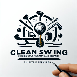Design a logo for Clean Swing Mobile Golf Club Cleaning & Repair...