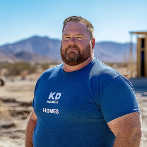 Curtis Kowe at age 40 a clean shaven building plumbing tradesman...