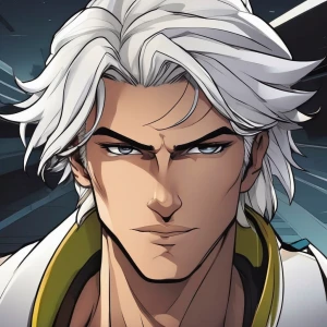 A white haired Man named Lucio... No beard please... His charact...