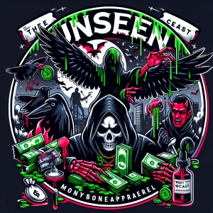 Design a circular digital art ,hyper realistic ,mascot logo type...