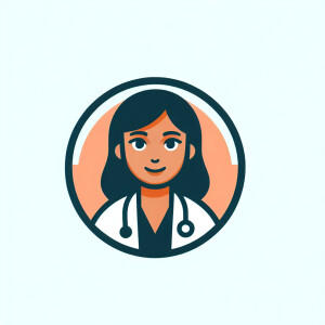 create a logo for relationship doctor, no text but face