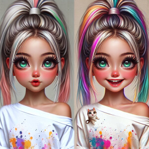 (solid background), ((multiple thick acrylic pigment vivid color...