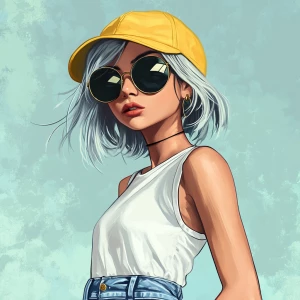 young, rebellious gta-style character. The character should have...