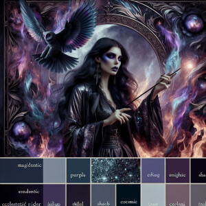 Create brand imagery based on the magician archetype. The magici...