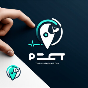Design a minimalist logo for 'SmartPet', a company focused on fu...