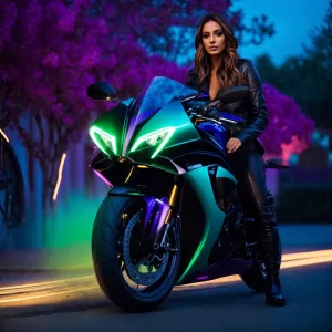 Create a highly realistic image of Dahlia Valentina (( fit tall...